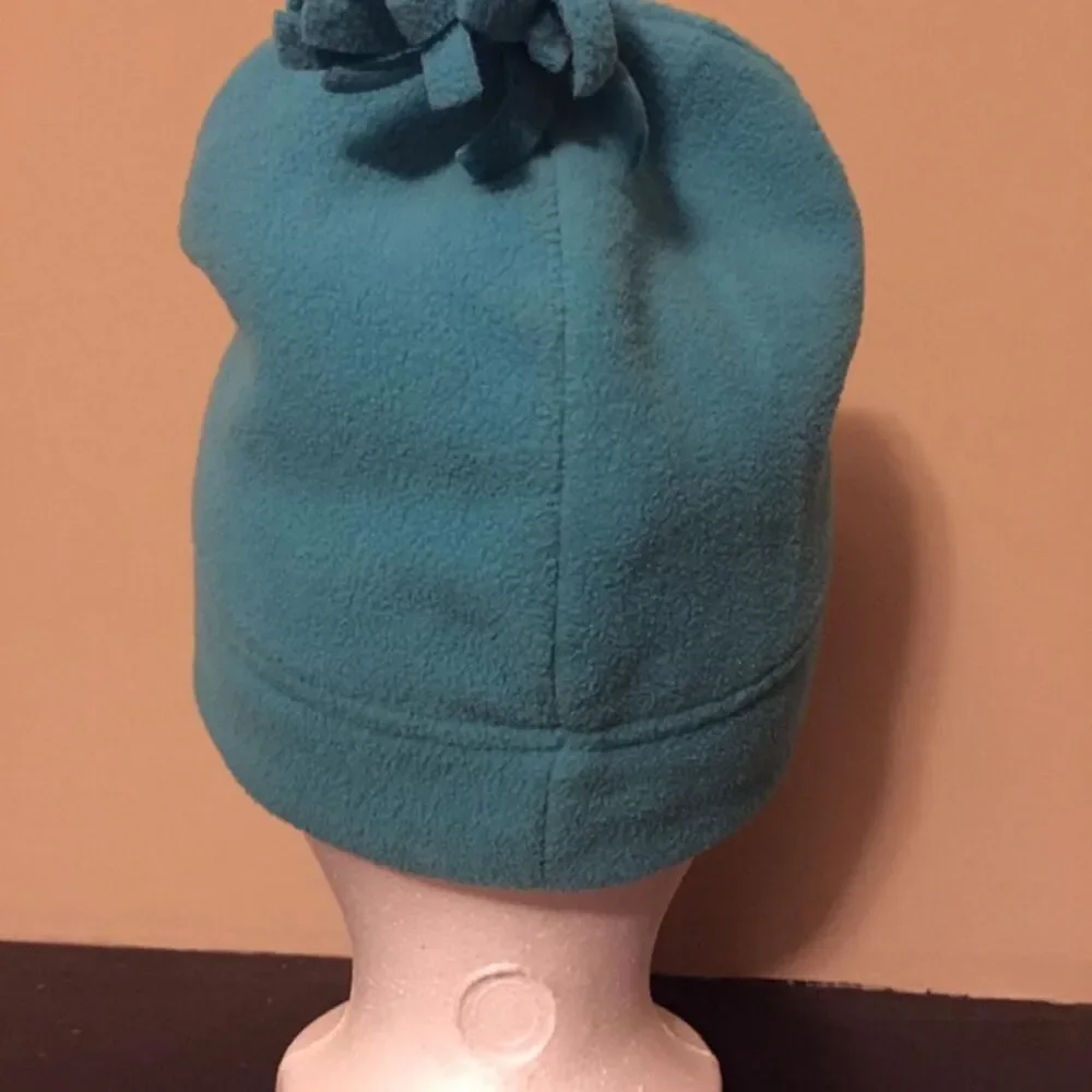 Unbranded Women's Beanie Hat Teal One Size Polyester